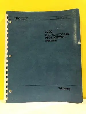 Buy Tektronix 070-4998-01 2230 Digital Storage Oscilloscope Operators Manual • 29.99$