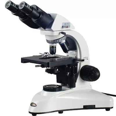 Buy Amscope 40X-1000X Binocular Compound Microscope With Koehler Illumination • 189.99$