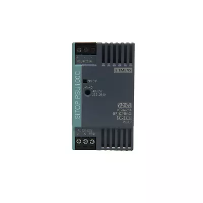 Buy Siemens  6Ep1332-5Ba00 Dc Power Supply,24Vdc,2.5A,50/60Hz • 50$
