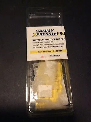 Buy Sammy X-Press-IT 2.0 Installation Tool Kit For Sammy X-Press Anchors PN 8196910 • 100$