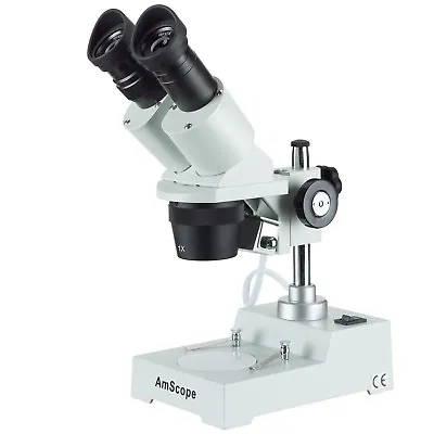 Buy AmScope 10X & 30X Binocular Stereo Student Microscope With Metal Frame + 3D View • 101.78$