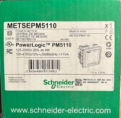 Buy Schneider Electric METSEPM5110 Power Logic PM5110 Power Meter • 445$