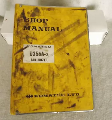 Buy KOMATSU D355 A BULLDOZER SHOP MANUAL Book • 45$