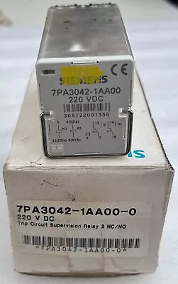 Buy Siemens 7pa3042-1aa00-1 Trip Circuit Supervision Relay • 135$