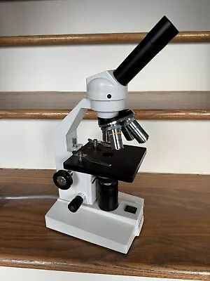 Buy AmScope M500 Series Monocular LED Student Compound Microscope 40X-1000X Magnific • 79.50$
