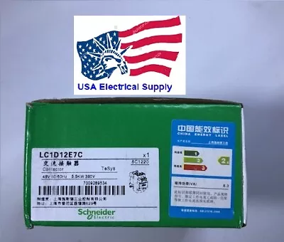 Buy LC1D12E7C Schneider  Contactor  With Coil 48VAC 50/60Hz • 23.72$