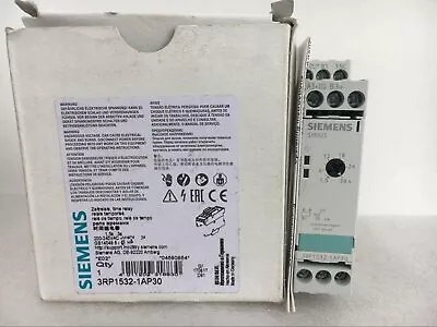 Buy New 1PC Siemens Time Relay Range 1.5s~30s 3RP1532-1AP30 One Year Warranty • 196.56$
