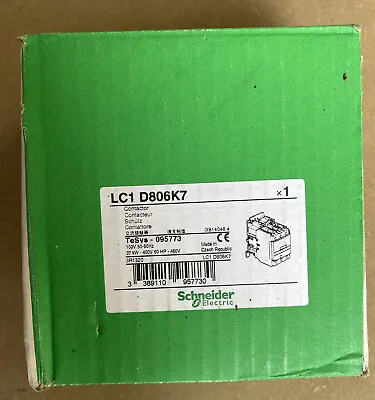 Buy SCHNEIDER ELECTRIC LC1D806K7 LC1D8o6k7 NEW In Ugly Box • 119.99$