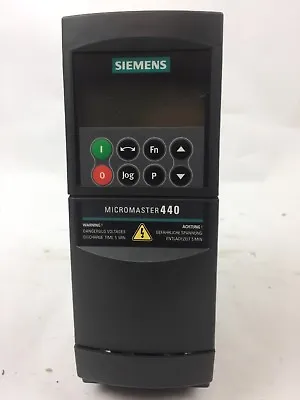 Buy Siemens 6se6440-2ud21-1aa1 Micromaster 440 Input: 380-480v • 699$