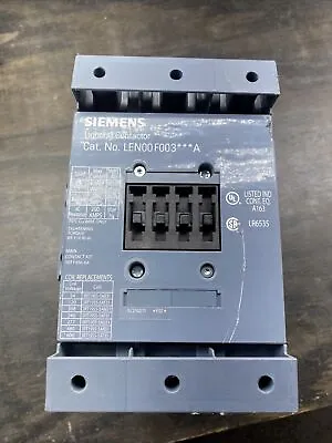 Buy SIEMENS LEN00F003A LIGHTING CONTACTOR 200A Used • 399.99$