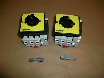 Buy 2pc Schneider Electric IEC Disconnect Switch V01  NEW • 45$