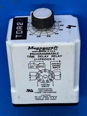 Buy Schneider Electric Magnecraft 211progx-3 Time Delay Relay • 85$