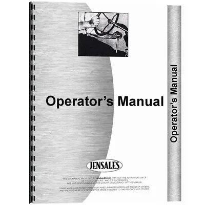 Buy New Operator's Manual For Oliver Corn Planter 452 4 Row, Pull Type • 43.99$