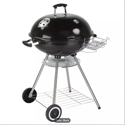 Buy 28 Inch Portable Charcoal Grill With Wheels And Storage Holder/NEW • 57.99$