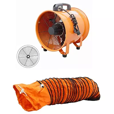 Buy 10  Axial Cylinder Warehouse Spray Booth Paint Fumes Exhaust Axial Fan Blower • 164.50$