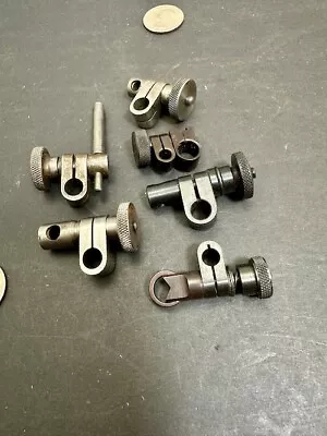 Buy DIAL INDICATOR CLAMPS, Snugs, Lot Of 6, Surface Gage Magnetic Base NO RESERVE! • 12.50$