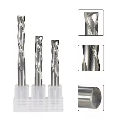 Buy 2 Flute 1/8  Compression End Mill CNC Router Bit Carbide Up Down Cutters Milling • 11.64$