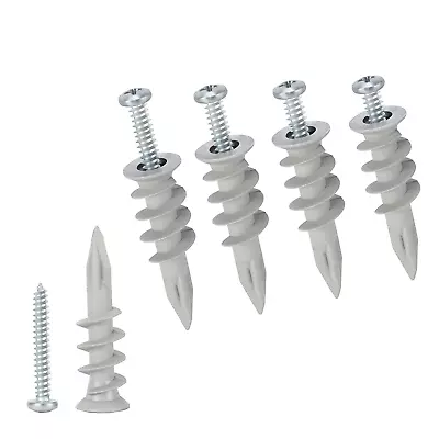 Buy Self Drilling Drywall Plastic Anchors With Screws, Expansion Screws 40 Pieces (2 • 10.68$
