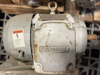 Buy Siemens SD100 Motor 5 HP 1770 RPM 1LE23111CB314AA3 • 500$
