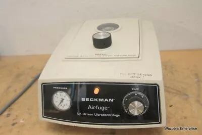 Buy Beckman Airfuge Air-driven Ultracentrifuge 340400 • 395$