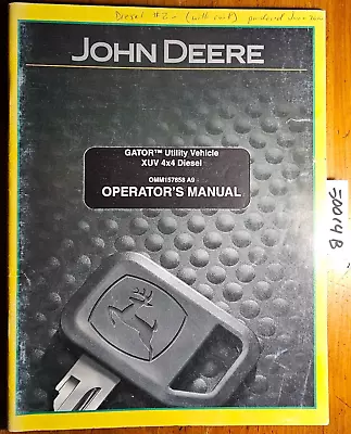 Buy John Deere XUV850D GATOR XUV 4x4 Diesel Utility Vehicle 20001- Operator Manual • 25$