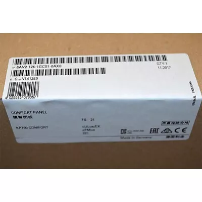 Buy Siemens 6AV2124-1GC01-0AX0 HMI Touch Screen In Box Siemens 6AV2 124-1GC01-0AX0 • 788$