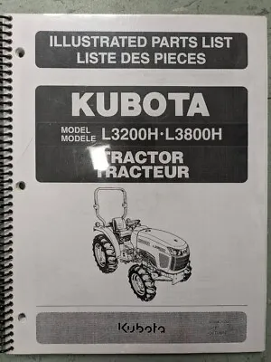 Buy KUBOTA L3200H And L3800H Illustrated Parts List • 19.99$