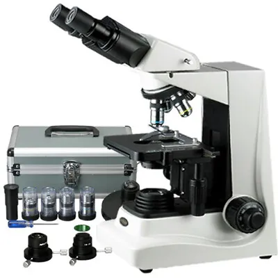Buy AmScope 40x-1600x Darkfield And Turret Phase Contrast Compound Microscope • 1,494.99$