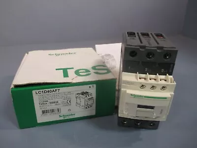 Buy SCHNEIDER ELECTRIC TeSys-940835 3 Pole Contactor 40A 110V Coil LC1D40AF7 • 149.99$