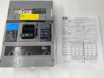 Buy Siemens JXD63B400 400A 600V Molded Case Circuit Breaker ***Tested 2023 • 1,159.56$