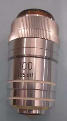 Buy Hertel & Reuss 100X Microscope Objective Lens • 135$