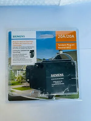 Buy SIEMENS Q2020AFCNP 20A   Combination AFCI Plug-On Neutral Circuit Breaker • 98$