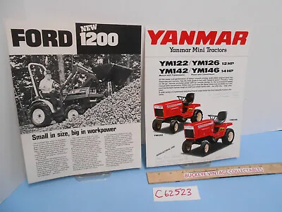 Buy FORD 1200  & YM Series YANMAR COMPACT TRACTOR  SALES FLYERS • 5.95$