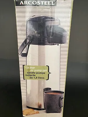 Buy 2-1.9 L Hot Coffee Pump Dispenser Air Pot Warmer Server Catering Cafe Food Truck • 32$