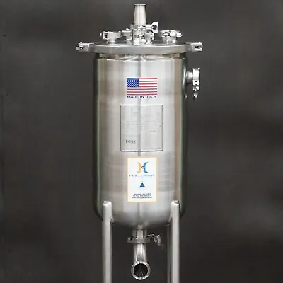 Buy Holloway America 8 Gallon 316l Stainless Steel Sanitary Day Tank 14psi T-153 • 2,499.95$
