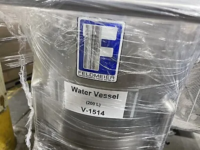 Buy Feldmeier 200L 316L Stainless Steel, Water Jacketed Storage Vessel  Pressure • 4,400$