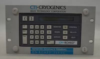 Buy Cti-cryogenics Network Interface Terminal On-board Series8113022g002 • 1,499.99$