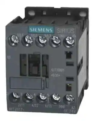 Buy Siemens Contactor 3RT2017-1BB41, COIL 24Vdc, 3 Pole-1NO • 41$