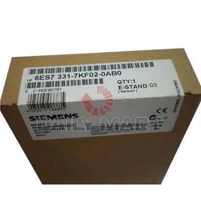 Buy NEW Siemens 6ES7331-7KF02-0AB0 Simatic S7-300 Analog Input SM 331 • 152$