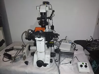 Buy Nikon Eclipse TE300 Inverted Phase Contrast Fluorescence Microscope 5 Objectives • 6,000$