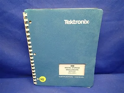 Buy Tektronix 468 Oscilloscope Service Manual  Volume 2 • 125$