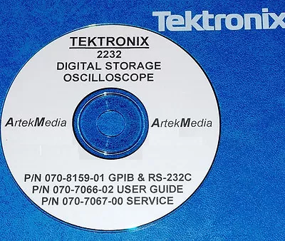 Buy Tektronix 2232 Service And Operations Manuals (3 Vol.) • 12.95$