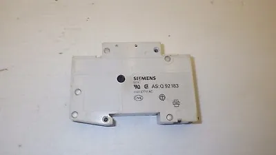 Buy Siemens 5sx2 Circuit Breaker 5sx21, ~230/400, As:q 92 183, Max 277v Ac • 3.95$