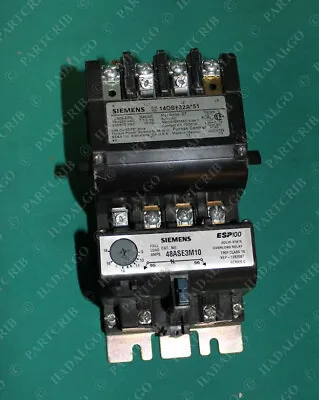 Buy Siemens, 14DS+32A, Starter With 48ASE3M10 ESP100 Soild State Overload Relay 120v • 795$