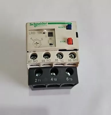 Buy USED Telemecanique Schneider Electric LRD-10 Overload Relay 4-6A Class 10 • 15$