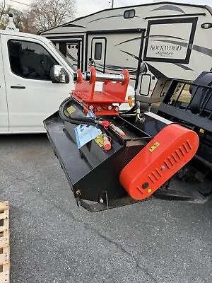 Buy Agrotk Compact Excavator Mower Flail Mower EXFLM115 46'' 10-16 GPM 45 MM 3-8 Ton • 1,699.99$