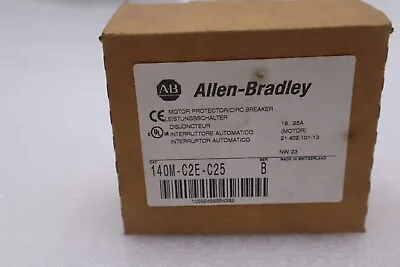 Buy NEW Allen Bradley 140M-C2E-C25/ B Motor Protector Circuit Breaker STOCK K-3011 • 262.50$