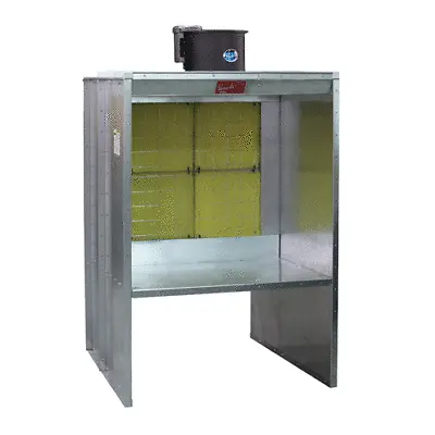 Buy 4' Shelf Spray Paint Booth (1 Phase Motor With LED Light) Made In The USA (NEW) • 3,195$