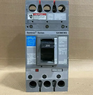 Buy Siemens FXD6 FXD63B200 3 Pole 200 Amp 600 V B/G Circuit Breaker FLAW • 375$
