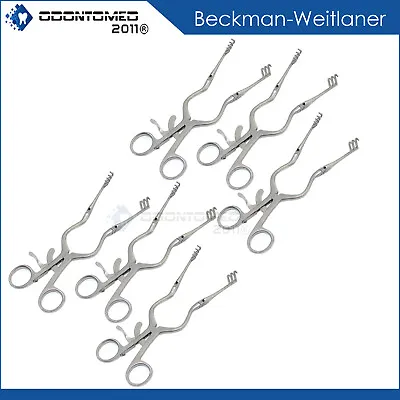 Buy 6 Beckman-Weitlaner Retractor 8  3x4 Sharp Hinged Blade • 84.59$